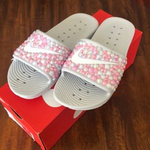 Custom Bling Nike Slides